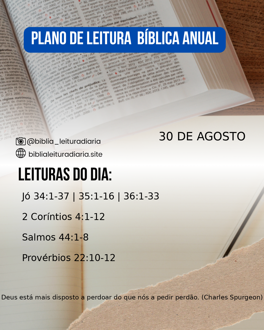 Leitura 30-08